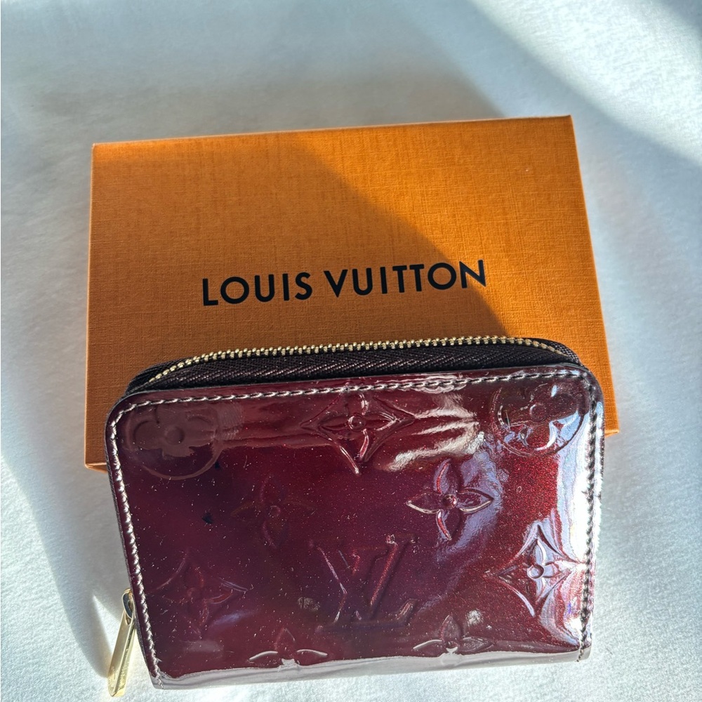 Louis Vuitton Red Patent Leather Key Card Holder